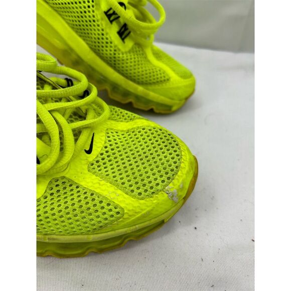Nike Air Max 2013 Women's Running Shoes Volt Neon Yellow Size 7 - Picture 3 of 9